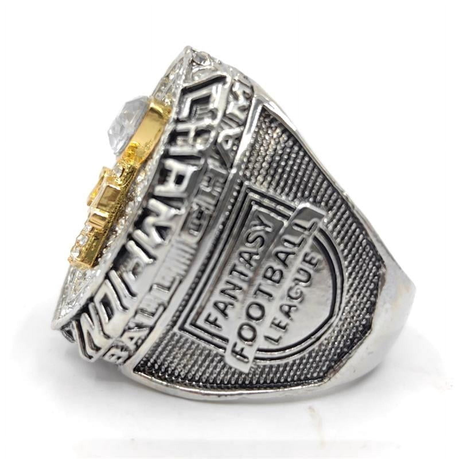 2024 Fantasy Football League Championship Trophy Rings Prize