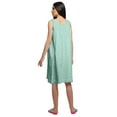 thumbnail image 4 of Moomaya Printed Round Neck Nursing Sleepwear Cotton A-Line Sleeveless Nightdress, 4 of 6