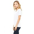 thumbnail image 2 of Ladies Relaxed Jersey V Neck T Shirt, 2 of 2