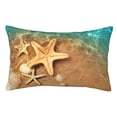thumbnail image 1 of Balery Starfish And Seashell 1 Funda de Cojín Estampada, Regalos para Mujeres, Regalos de Amor para Ella, Regalos para Novia o Esposa, Funda de Almohada-20"x30", 1 of 6