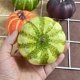 thumbnail image 6 of Multicolor Plastic Pumpkin Decor Set - 7" Halloween & Fall Tabletop Decorations - Fake Foam Pumpkins for Home, Party & Seasonal Display, 6 of 6