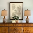 thumbnail image 5 of Oneach Vintage Table Lamps Bedside Lamp Set of 2 for Bedroom Living Room 18.75" Retro Farmhouse Floral Nightstands Lamps Resin, 5 of 14