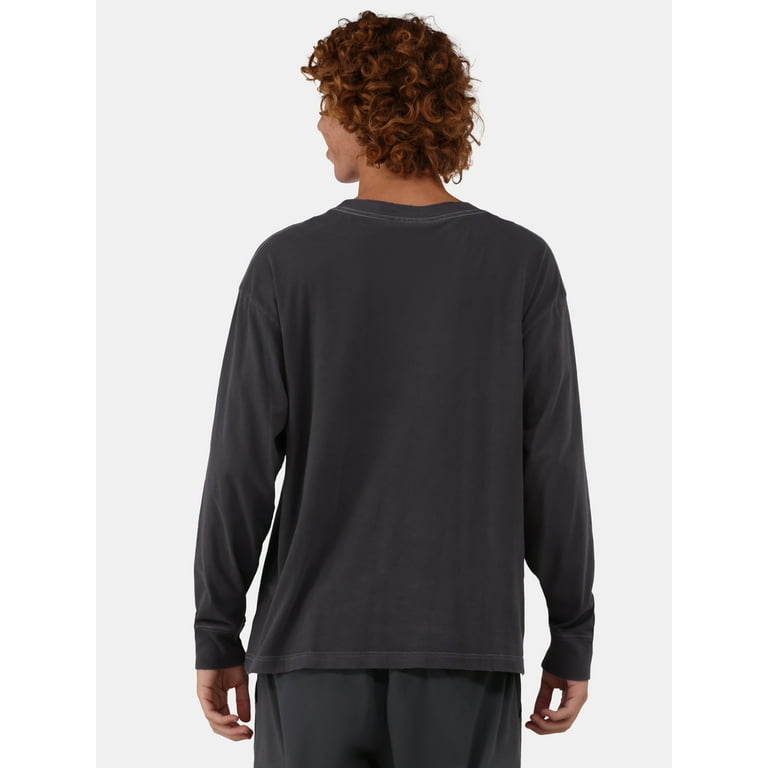No Boundaries Men's & Big Men's Oversized Long Sleeve Tee No Boundaries Men's & Big Men's Oversized Long Sleeve Tee