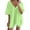 Green, variant on YUHAOTIN Date Night Outfit for Women Sexy Casual Fall Oversized 2 Piece Clothing Set V Neck T Shirt Shorts Activewear Womens Pajama Sets Shorts and Tank Top Brunch Outfits for Women