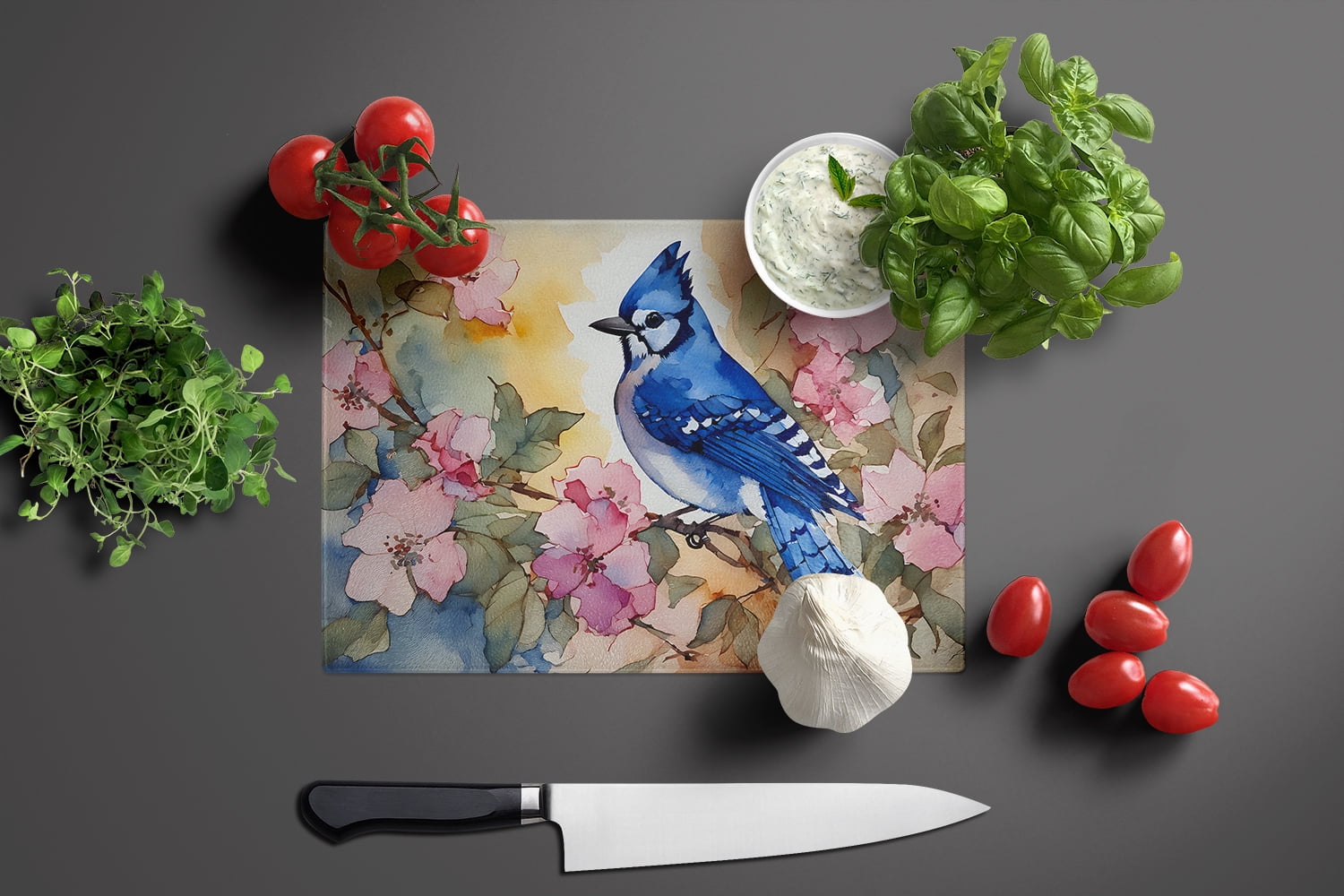 Blue Jay Glass Cutting Board 12 in x 15 in