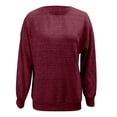 thumbnail image 4 of EDFBUYKRS Blouses for Women Dressy Casual Long Sleeve Shirts for Women Womens Tops V Neck Ladies Tops and Blouses Early Fall Fashion 2026 S, 4 of 6