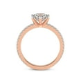 thumbnail image 5 of 1 Carat IGI Certified Heart Shape Lab Grown Diamond Engagement Ring | 14K Rose Gold | Zoey Eternity Lab Diamond Ring | FG-VS1-VS2 Quality Friendly Diamonds, 5 of 5