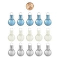 thumbnail image 4 of Hallmark QSB6152 Mini Whimsical Blue, White and Silver Glass Ornaments, (Set of 15), 4 of 4