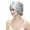 Gray, variant on 100% Mulberry Silk Reversible Sleep Bonnet – 22 Momme, Double-Layer Hair Wrap & Night Cap for Women