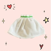Lol Surprise doll OMG Bartz Doll Clothes Mary-Kate Ashley School Style White Skirt Green Ribbon Trim