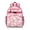 Rose-red-6, variant on Yellow Queen Bee Students Backpack with Cute Bee Lovers Print, Honeycomb Pattern, and Bumble Bee Cartoon Design for Preschoolers