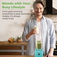 thumbnail image 2 of Koblenz Mix&Shake Blender, 20 oz Portable Blender, 600W Motor, Pulse, ON/OFF Functions, Stainless Steel Blades, Shakes, Sauces, Smoothie Maker, (1) 2, 2 of 7