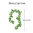 thumbnail image 3 of DefiDgd 71inch Fake Vines for Room Hanging Decor,Faux Green Ivy Garland Plant Hanging Greenery Garlands for Room Decor Wedding Wall Indoor Outdoor Decoration(B), 3 of 9