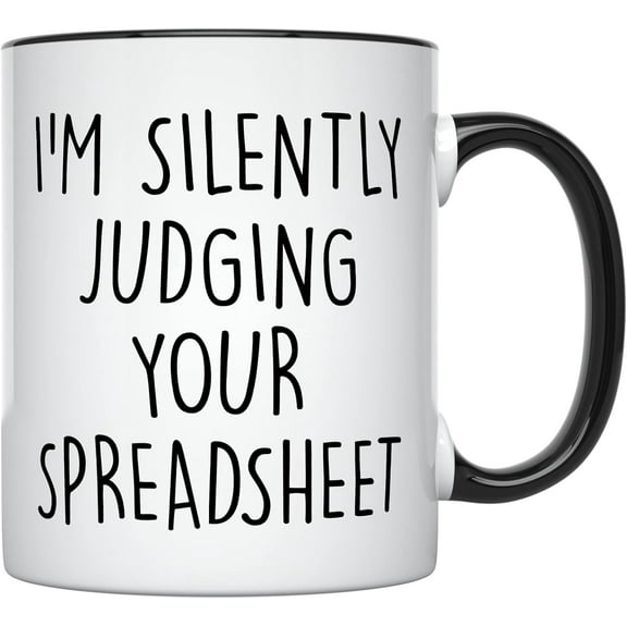 Spreadsheet Mug 11 Ounces Accountant Cup CPA Coffee Mug Funny Accountant Gifts Accountant Gag Gift