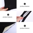 thumbnail image 2 of SHOWERORO Outdoor Chair Pads Black Sponge Weatherproof 1Set, 2 of 8