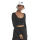 thumbnail image 3 of Playera Puma Classics Ribbe LS Mujer 533451-01 Negro S Manga Larga Reciclados, 3 of 3