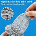 thumbnail image 6 of Gift Giving Clearance! Stainless Steel Scrubber, Steel Wool Scrubber, Dish Scrubber, Pot Scrubber, Pan Scrubber, Sink Cleaning Scrubber, for Pots, Pans, Sinks, Kitchen Cleaning (Green, 8 cm), 6 of 7