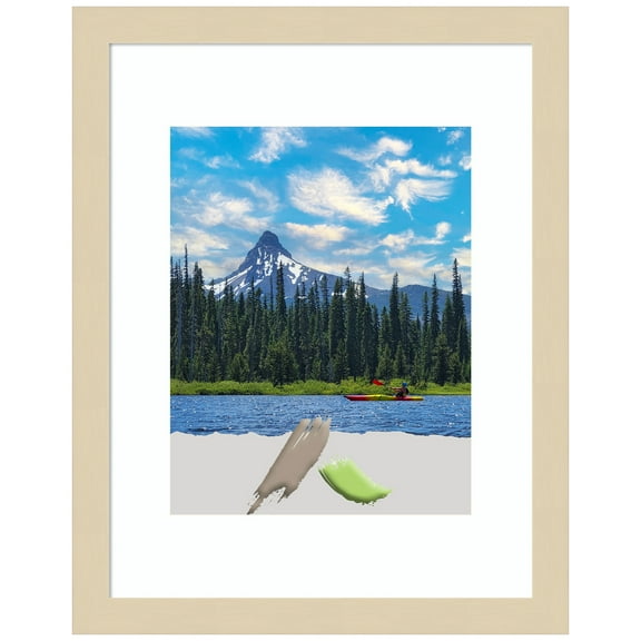 Svelte Natural Wood Picture Frame, Photo Frame, Art Frame