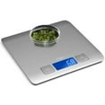 thumbnail image 2 of Zenith Digital Kitchen Scale by Ozeri, in Refined Stainless Steel with Fingerprint Resistant Coating, 2 of 3