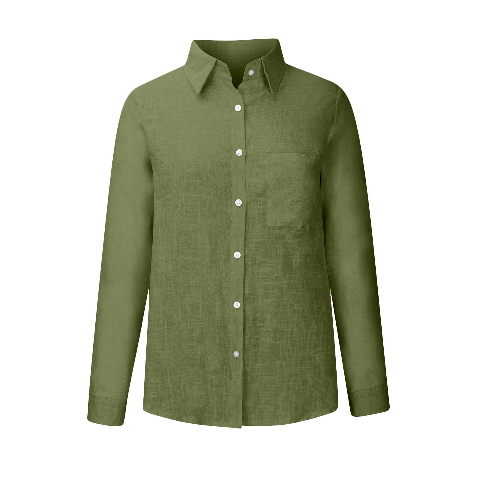 green dress shirt for woman Port Authority Women's COURT GREEN Long Sleeve Easy Care Shirt main image 1