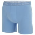 thumbnail image 4 of LINCOLN CARTER Men's Cotton Stretch Boxer Briefs, Pack of 4, Anti-Chafing, Soft, Cooling, Tagless - 2XL, Blue, 4 of 4