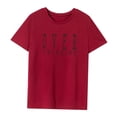 thumbnail image 2 of Camiseta para mujer cómoda y casual con cuello redondo para playa, viajes, trabajo XL, 2 of 8