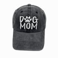 thumbnail image 4 of Women's Dog Mom Hat, Washed Adjustable Embroidered Denim Baseball Cap, 4 of 4