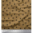 thumbnail image 1 of Soimoi Cotton Poplin Fabric Swift Bird Shirting Printed Craft Fabric by The Yard 56 Inch Wide, 1 of 1