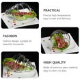 thumbnail image 4 of MasteelfCA Creative Glass Food Bowel Snail Shaped Bowl Transparent Glass Tableware, 4 of 8