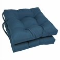 thumbnail image 2 of 16-inch Solid Twill Square Tufted Chair Cushions (Set of 2), 2 of 4