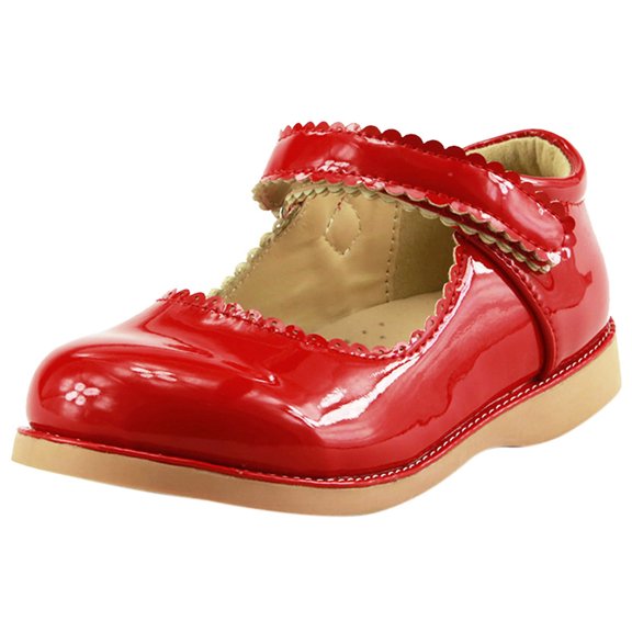 The Doll Maker Girl's Red Patent Mary Jane - TD171028A-13