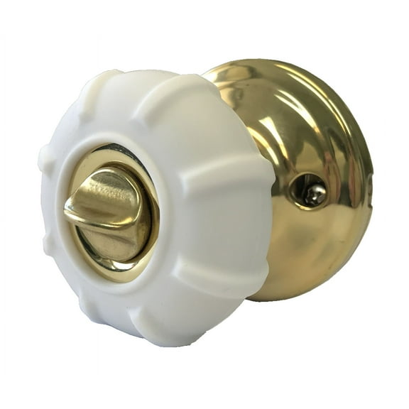 Enjoy Cover - 4 Pack Door Knob Cover Grips Non Slip Arthritis & Senior Living Aids Grippy Easy Open Decorative. Simple Functional Grip White Cove