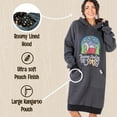 thumbnail image 6 of LazyOne Oversized Hoodie Sweatshirt, Comfortable Loungewear, Camping (Dream Under Stars, 2X/3X), 6 of 7