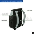 thumbnail image 6 of Titan by Arctic Zone 24 Can Backpack Cooler, Seagrass, 6 of 9