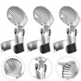 thumbnail image 2 of Shisuyan Candle Snuffer Metal Shell Shape Preventing Wick Smoldering 1Set, 2 of 8