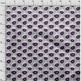 thumbnail image 3 of oneOone Cotton Jersey Purple Fabric Stripe & Circle Geometric Diy Clothing Quilting Fabric Print Fabric By Yard 58 Inch Wide, 3 of 4