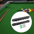 thumbnail image 4 of 6 Pool Billiard Pool Cue Rack Montado en Soporte de almacenamiento Varillas Organizador Cue Clips Holder para sala de juegos, Sunnimix Soporte para taco de billar, 4 of 8