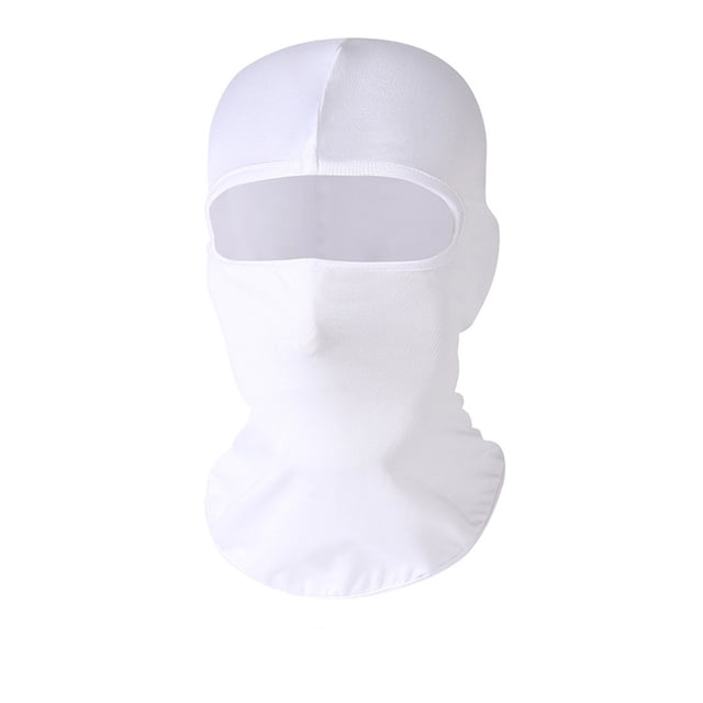 WZXFASHION Windproof Headgear Solid Color Ski Guard Outdoor Sports Headgear For Cycling Fishing Riding Multifunctional Breathable Neck Clothing Shoes & Accessories White One Size