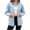 *Light Blue, variant on ClodeEU Women's Classic Button Down Denim Shirt Jacket,Casual Loose Jean Shacket ,Women's Plus L