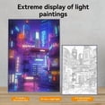 thumbnail image 2 of USB Plug Dimming Romantic Home LED Beautiful City Night View Light Painting HD Picture Narrow Bezel Decorations Lamp C, 2 of 8