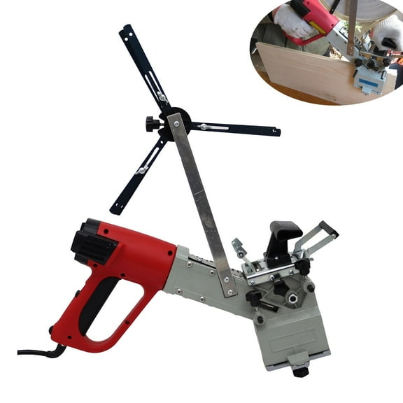 Portable Woodworking Edge Banding Machine Manual Curve Straight Edge Bander for Board Edging 110V
