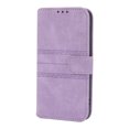 thumbnail image 2 of Pour Iphone 14 Pro Étui Magnétique Rayée Embossée (Violet), Iphone 16 Pro, 2 of 6