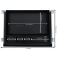 thumbnail image 3 of Pencil Drawer by NYCCO Underdesk Drawer 23 Inch Wide - Ball-Bearing Slides - Black, 3 of 3