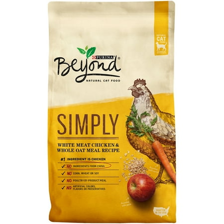 Purina Beyond Simply White Meat Chicken & Whole Oat Meal Recipe Adult Dry Cat Food - 3 lb. Bag