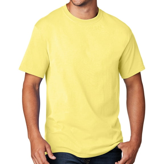 Men's Regular Guy Classic T-shirt, 3XL Yellow