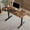 B, variant on 55"x24" Electric Standing Desk Height Adjustable Desk for Home and Office Computer Table Gaming Desk Modern Lift-up Desk, Rustic Brown