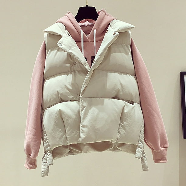 Pink winter deals vest