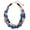 Strong Blue, variant on Chunky Necklaces for Women Trendy, 2 Layer Statement Necklace Fashion Collar Necklace, Handmade Costume Jewelry Women Gifts(NK-10384-Olive)
