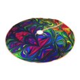 thumbnail image 2 of Bingfone Christmas Tree Skirt Mat Christmas Decoration Interior 30"-Pride Rainbow, 2 of 8