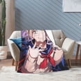 thumbnail image 6 of My Hero Academia Himiko Toga Bed Blanket Air Conditioner Quilt Ultra Soft Flannel Blanket All Season Fuzzy Blanket Reversible Fluffy Plush Blanket 50"X40", 6 of 8